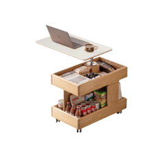 Mobile lifting side table