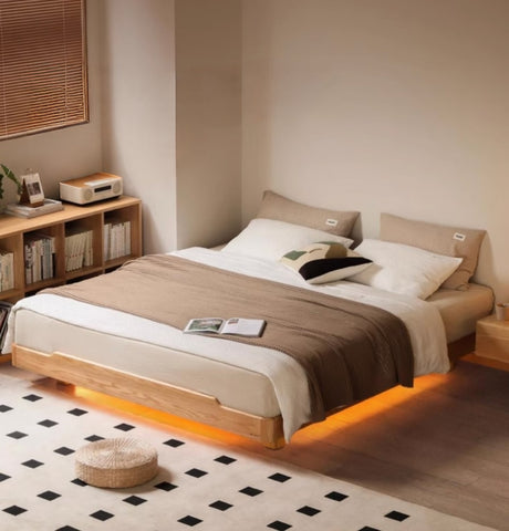 <tc>Knight bed frame with light</tc>