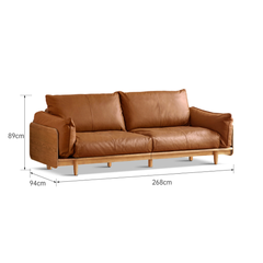 Berlin Solid Wood Sofa