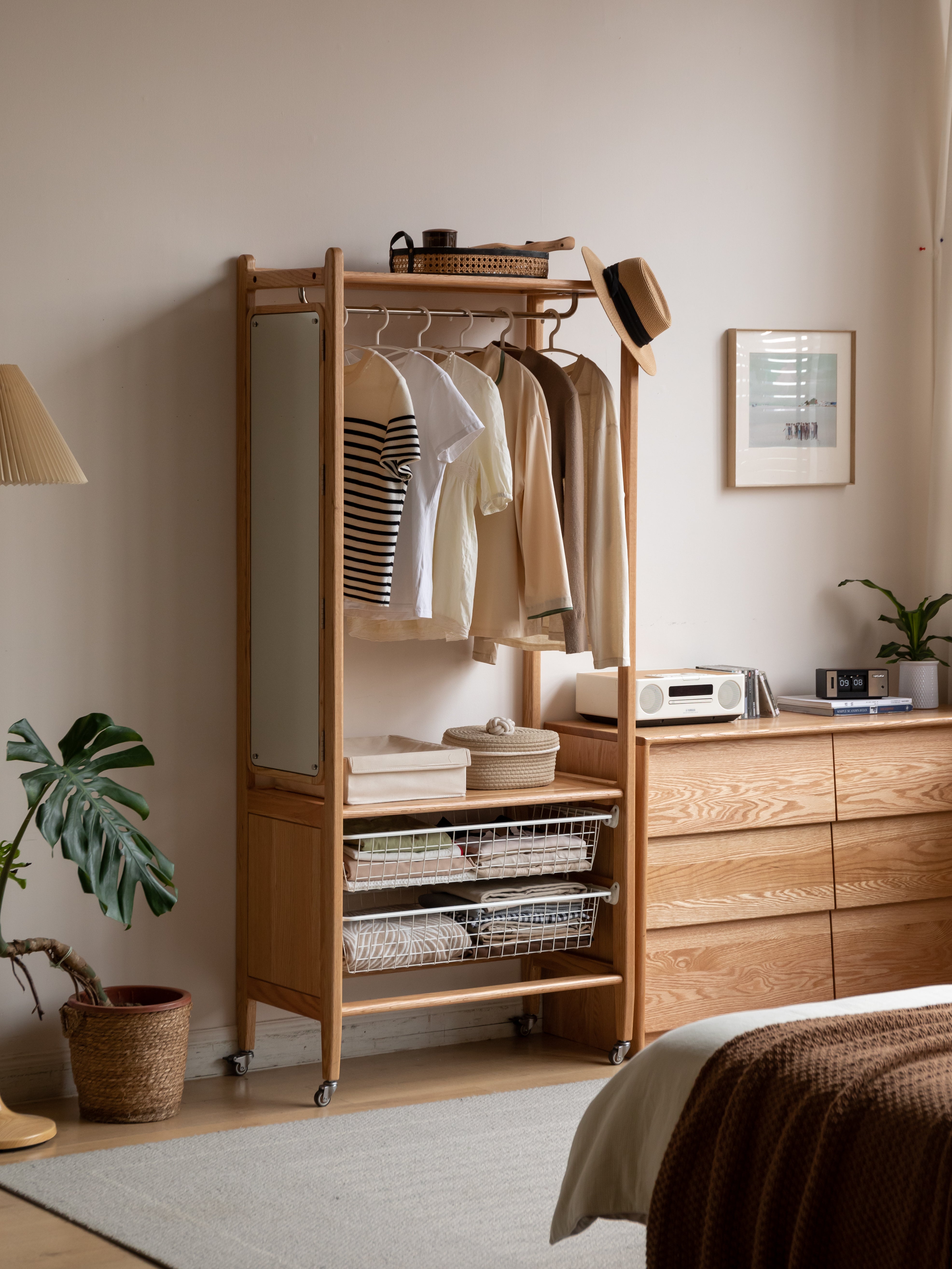 Yale 掛衣架連鏡 - mori home