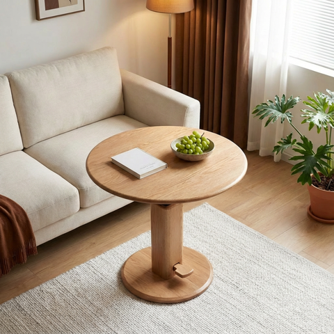 Circle 升降圓茶几 - mori home