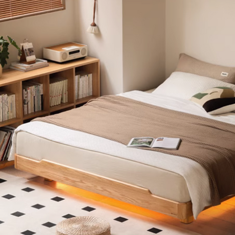 <tc>Knight bed frame with light</tc>