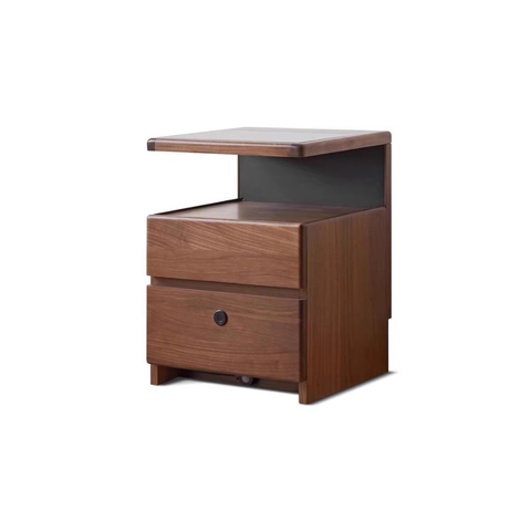 <tc>Walnut wireless charger nightstand</tc>