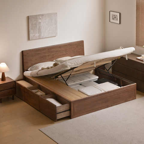 Rhine 懸浮橡木床架