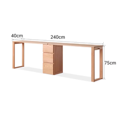 Fritid solid wood desk