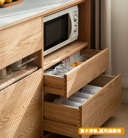 Mori Home - Nordic 組合實木餐邊櫃