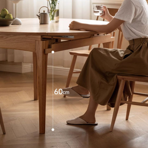 Mori Home - Rocky 可調節圓餐桌