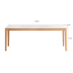 <tc>Rotterdam Sintered Stone Top Oak dining table</tc>