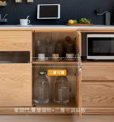 Mori Home - Nordic 組合實木餐邊櫃