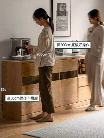 Mori Home - Nordic 實木餐邊櫃