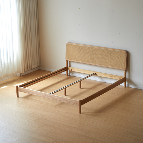 Rattan V 實木床架-mori home