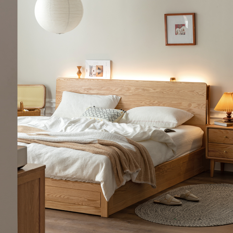 Dora LED燈連櫃桶油壓床