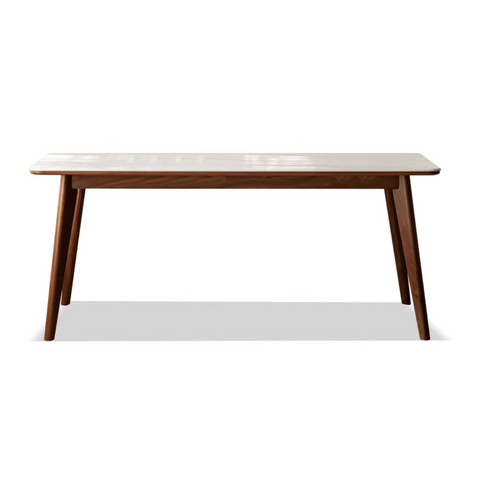 <tc>Walnut Sintered Stone Dining Table</tc>