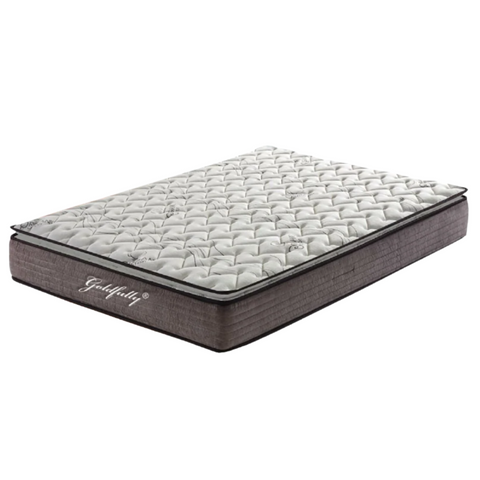 GoldFully 金寶麗床褥- 有機棉纖維乳棉墊袋裝彈簧床褥（9.5”厚)