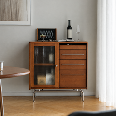 Dazzling Pegboard Side Cabinet
