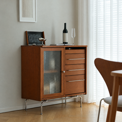 Dazzling Pegboard Side Cabinet
