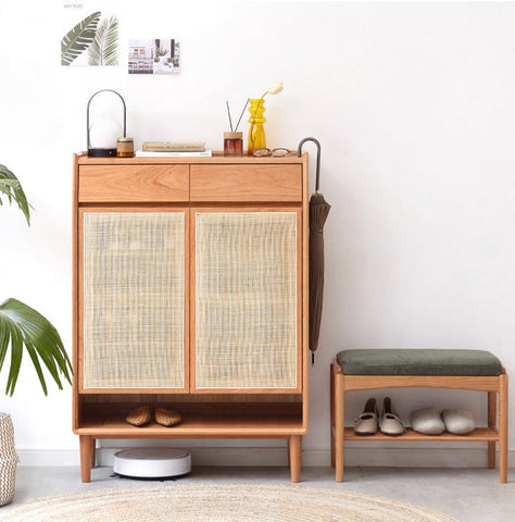 Mori Home - Cherry 實木鞋櫃