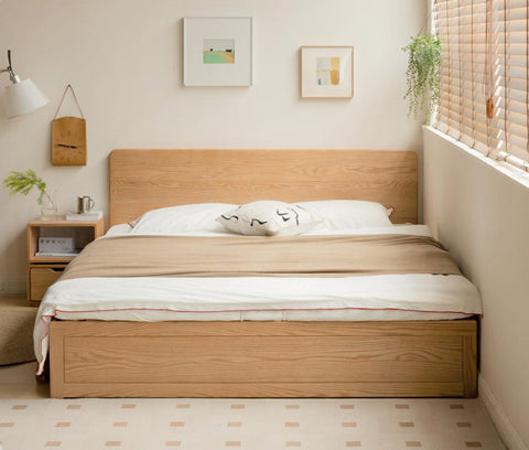 Mori Home - Yuno 側開實木油壓床