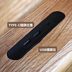 Emo II 橡木有燈實木床架 (可訂造尺寸)