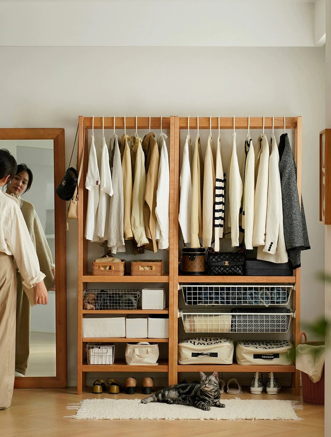 Mori Home - Vintage 連籃衣帽架