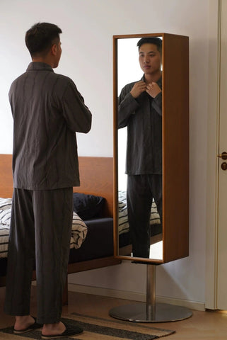 Mori Home - MIRU 可旋轉落地全身鏡櫃