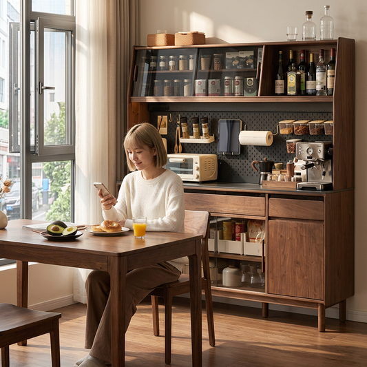 Oscar 黑胡桃木餐邊櫃