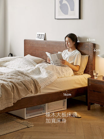 Mori Home - Rotterdam 橡木實木床架(可訂造)