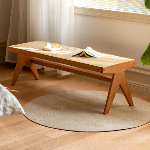 Mori Home - Chandigarh 藤編長椅