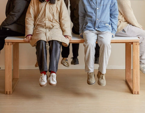 Mori Home - Hvit Stein 實木岩板餐桌