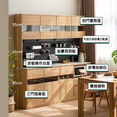 Mori Home - Nordic 組合實木餐邊櫃