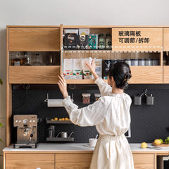 Mori Home - Nordic 組合實木餐邊櫃