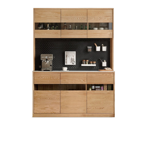 Mori Home - Nordic 組合實木餐邊櫃