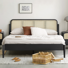 Mori Home - Rattan Weaving 實木床架