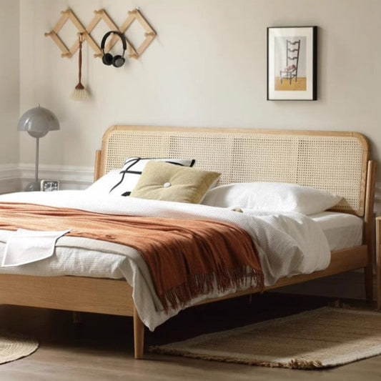 Mori Home - Rattan Weaving 實木床架