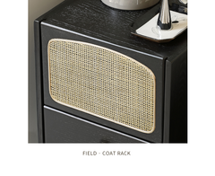Mori Home - Smoky Dark Rattan 床頭櫃