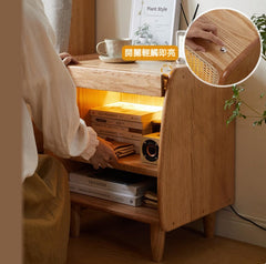 Mori Home - Chestnut 實木床頭櫃