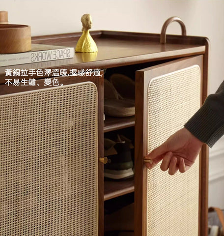 Mori Home - Wally 藤編鞋櫃