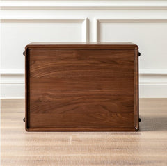 Mori Home - Walnut 兩抽屜床頭櫃