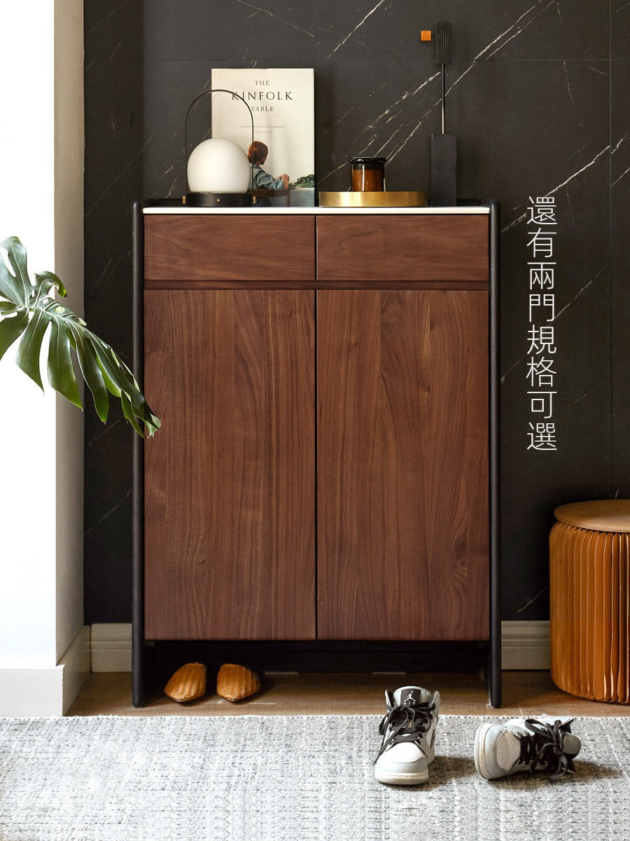 Mori Home - Walnut 岩板鞋櫃