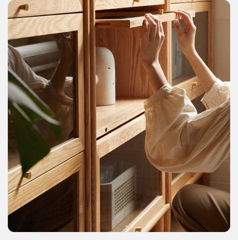 Mori Home - Rotterdam 實木儲物櫃書櫃