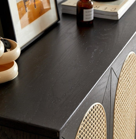 Mori Home - Smoky Dark Rattan 鞋櫃