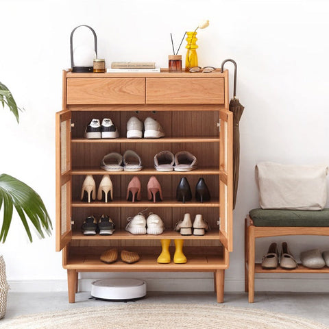 Mori Home - Cherry 實木鞋櫃