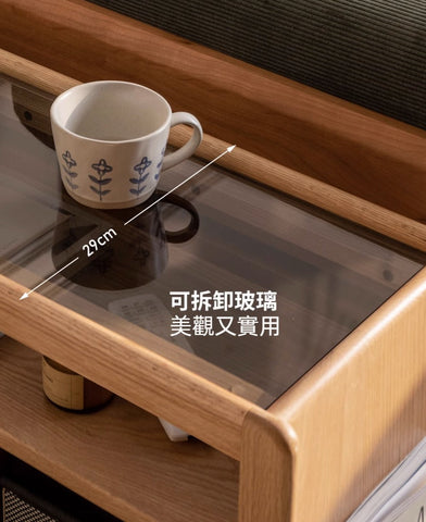 Mori Home - Bussen 玻璃移動茶几