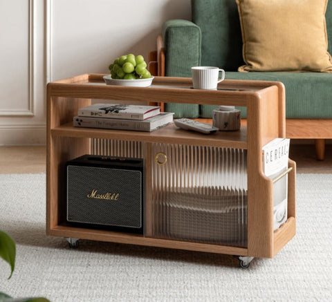 Mori Home - Bussen 玻璃移動茶几